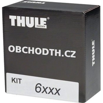Kit Fixation Thule Flush Rail 6057 Pour Barres De Toit - Compatible Evo Et Edge