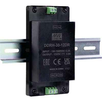 MEAN WELL DDRH-30-24DR DC/DC měnič napětí na DIN lištu 24 V/DC Počet výstupů:1 x Obsah 1 ks