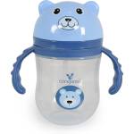 Cangaroo Чаша със сламка Cangaroo - Berry, 240 ml, синя (110043) - kindermarket