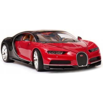 Welly Auto Bugatti Chiron červený 1:24