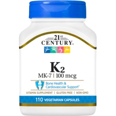 21st Century Vitamin K2 MK-7 100 mcg [110 капсули]