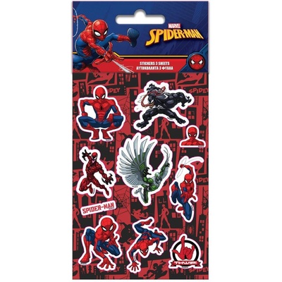 Diakakis Стикери, 8x12cm, 5 листа, Spiderman (31181-А-SPIDERMAN)
