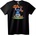 NOONEBRAND Тениска Halloween Стич - 2XL, Black