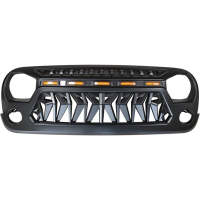 Mriežka, Čierna, X-serie, LED, Jeep Wrangler JK