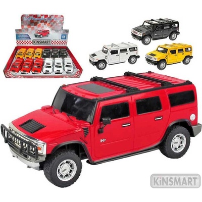 Kinsmart Teddies auto HAMMER H2 SUV 12cm kov na zpětné natažení