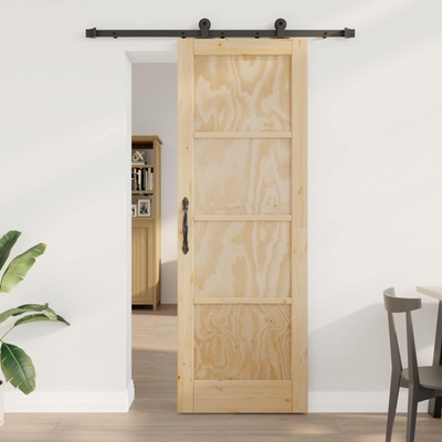 vidaXL Преплъзваща се врата ORKDAL 73, 5 x 211 см Натурално (3445486)