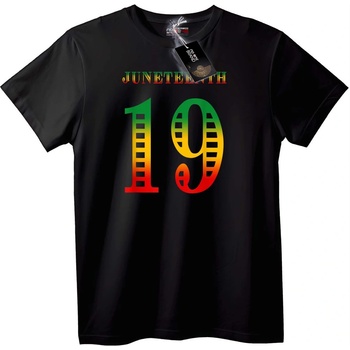 NOONEBRAND Тениска Juneteenth 19 - 2XL, Black