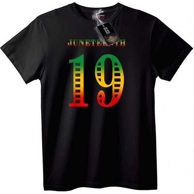 NOONEBRAND Тениска Juneteenth 19 - 2XL, Black