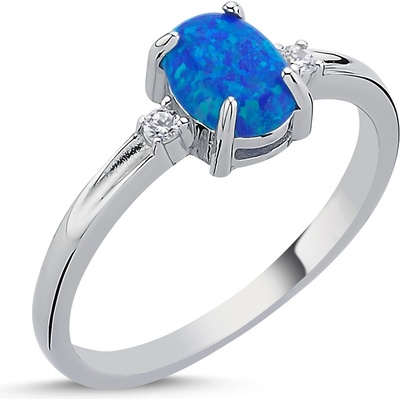 Lunica Stříbrný prsten s opálem 0527 6