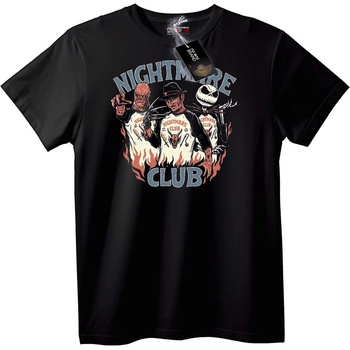 NOONEBRAND Тениска Кошмарен Клуб - 6XL, Black