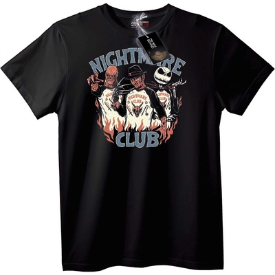 NOONEBRAND Тениска Кошмарен Клуб - 6XL, Black