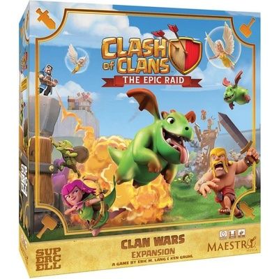 Maestro Media Разширение за настолна игра Clash of Clans: The Epic Raid - Clan Wars (MMV-MMCP02)