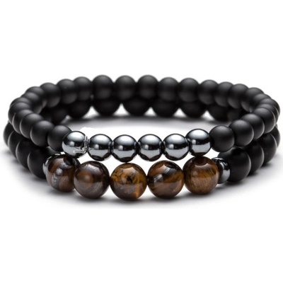 Amparo Náramok Tigrie oko s Hematitom NT233