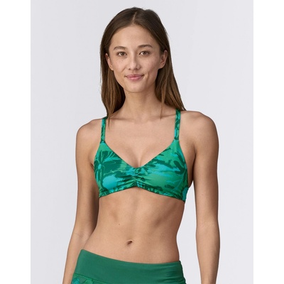 Patagonia W's Reversible Seaglass Bay Top Cliffs and Waves Conifer green