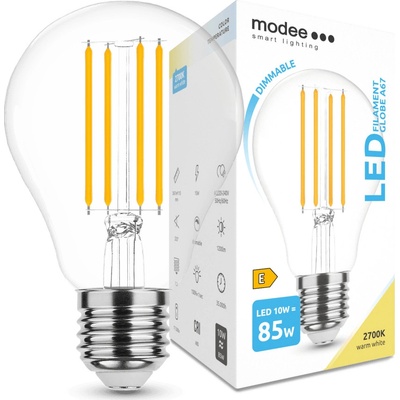 Modee Smart Lighting LED Filament Globe žiarovka E27 10W teplá biela ML-A67F2700K10WE27D