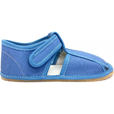 Barefoot bačkory Baby Bare Denim