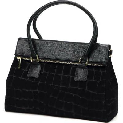 Camilla dámská kabelka PREMIUM 10.015 MN CROCO černá