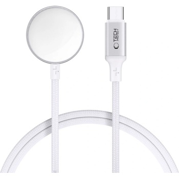 Tech-Protect Безжично зарядно за Apple Watch с USB-C 100см. от Tech-Protect UltraBoost MC02 - Бяло (5906302360086)