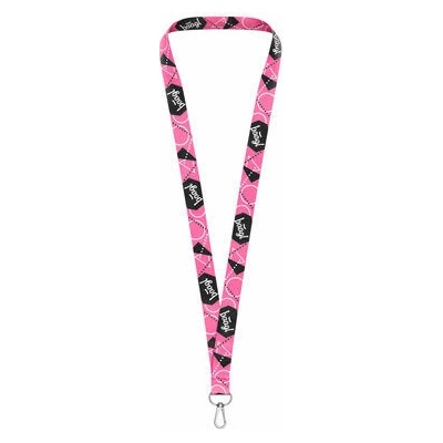 Šňůrka na krk BAAGL dlouhý lanyard růžový – Zboží Dáma