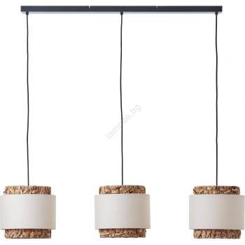 Brilliant - Пендел WATERLILLY 3xE27/60W/230V кремав (BI0175)