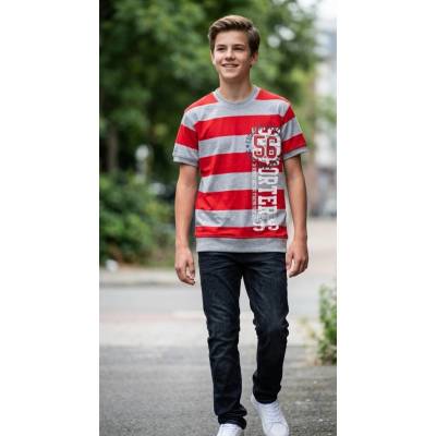Detské tričko 56 Sporter krátky rukáv šedá