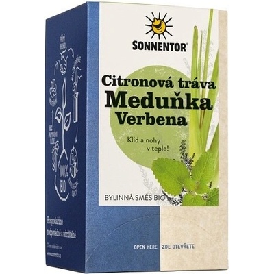 Sonnentor Citronová tráva Meduňka Verbena bio čaj 21,6 g