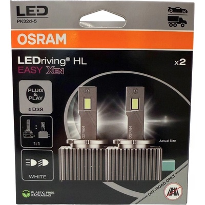 Osram LEDriving HL EASY D3S 42W 12V/24V 66340DWESY-2HB 6500K 2ks