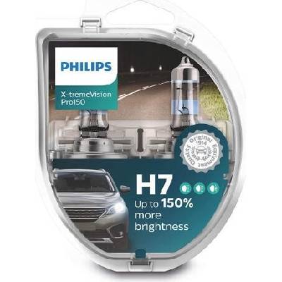 Žárovka PHILIPS H7 12V 55W X-TREMEVISION PRO150
