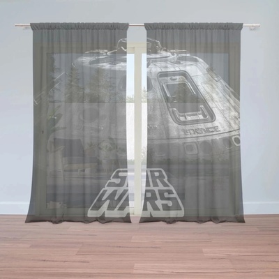 Sablio Záclony Star Wars Vesmírna loď: 2ks 150x250cm