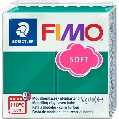 Fimo Modelovací hmota Soft šmaragdovo zelená 56 g