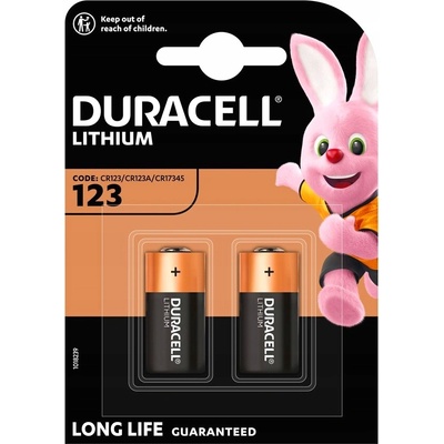 Duracell Ultra CR123A 2 ks 81510034