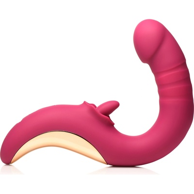 Lickgasm Tease & Please Thrusting & Licking Vibrator Pink