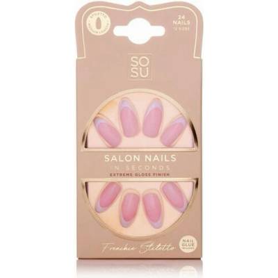 SOSU Cosmetics Frenchie Umelé nechty 24 ks