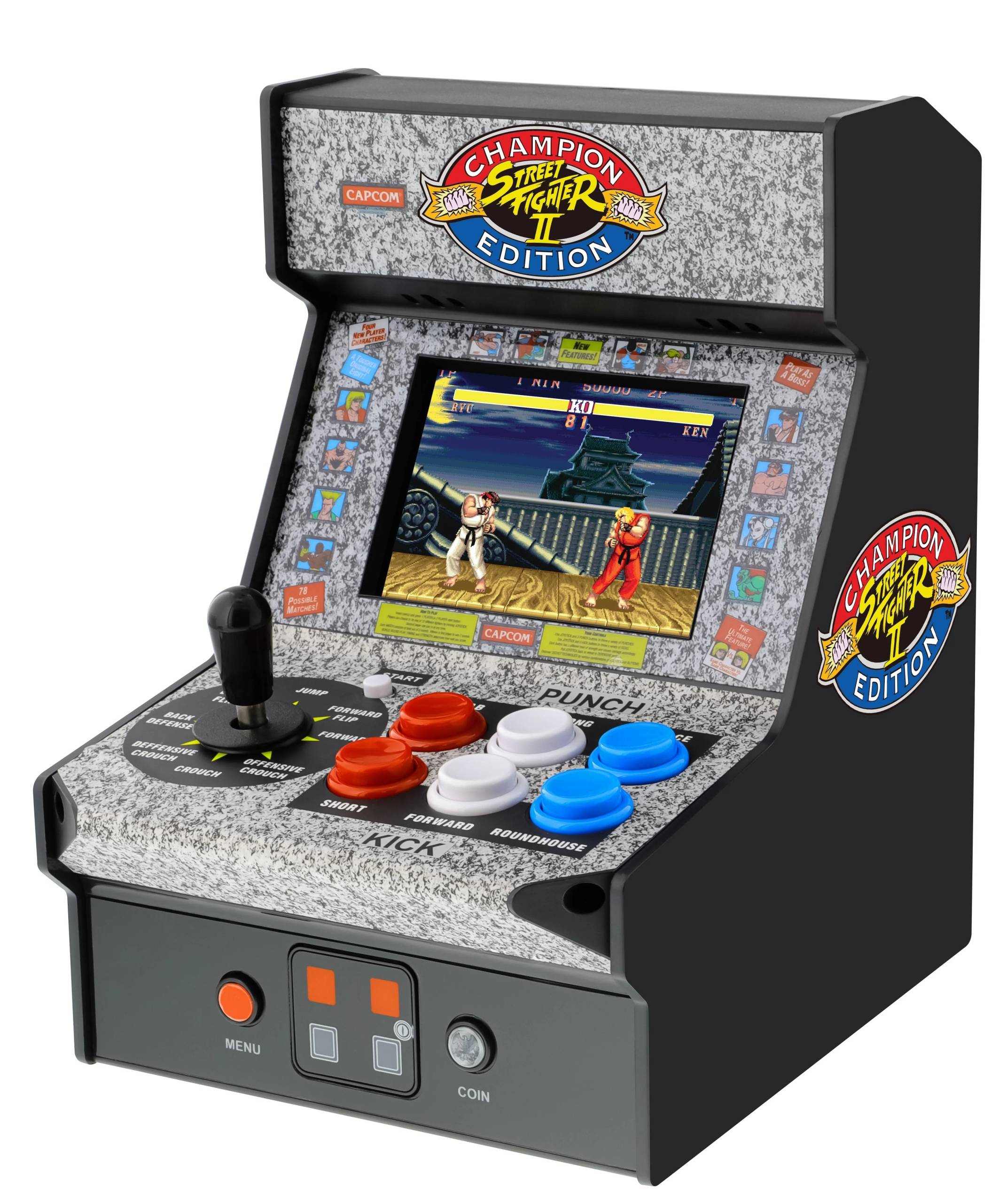 ★新品未開封★ MY ARCADE STREET FIGHTER II Amazon.com: My Arcade Street Fighter II 快打旋風II 口袋遊戲