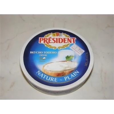 PRÉSIDENT Топено сирене President натурално секторно 140гр