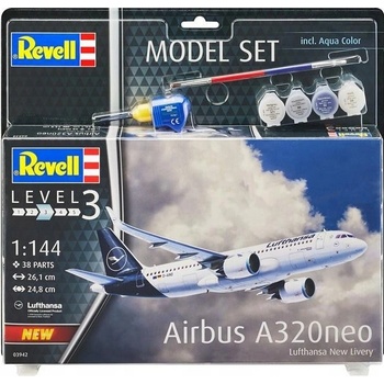 neo Revell Airbus A320 Lufthansa Modelset 63942 1:144