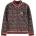 GUESS Кафяв суичър за момиче с контрастни ивици Guess
