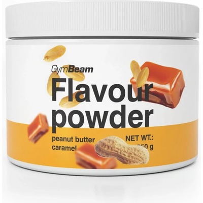 GymBeam Flavour powder 250 g arašidové maslo karamel