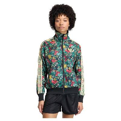 Блуза Adidas Originals Firebird Adicolor Mesh full zip sweatshirt - Green (Black / Bold Green / Collegiate Green / Eqt Yellow)