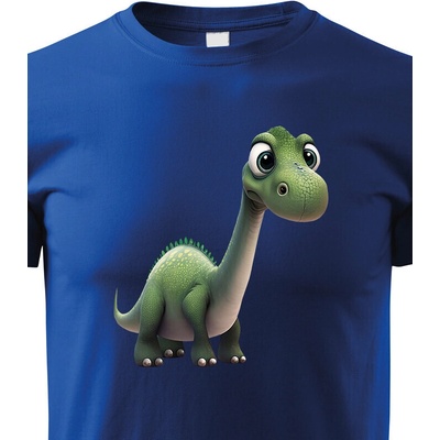 dětské triko Brachiosaurus modrá