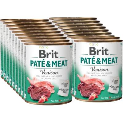 Brit Брит пате и месо олен 18x800г