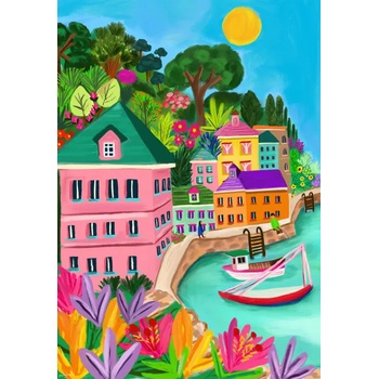 Image 1 of Pieces & Peace - Puzzle Polperro Palette - 1 000 piese