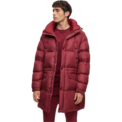 Boss Яке Boss Men's Condolo Short Puffer Jacket - Dark Red