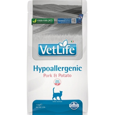 Vet Life Natural CAT Hypo Pork & Potato 400 g