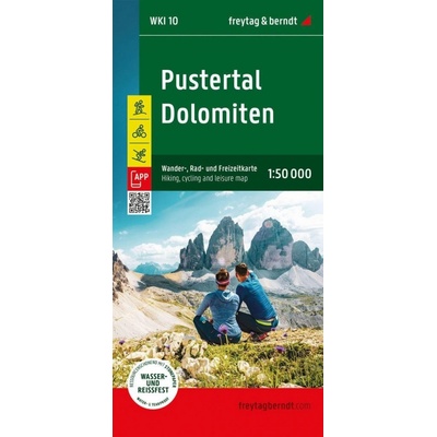 Pustertal - Dolomity 1:50 000 / turistická, cyklistická a rekreační mapa