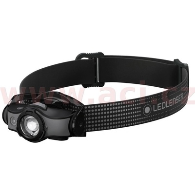 LED LENSER MH5 - outdoorová dobíjecí čelovka černo-šedá, dosvit 180 m, záruka 7 let