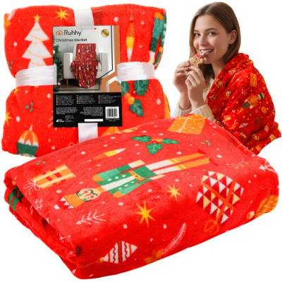 Ruhhy Flanelová vánoční deka 1,5x2m 26607