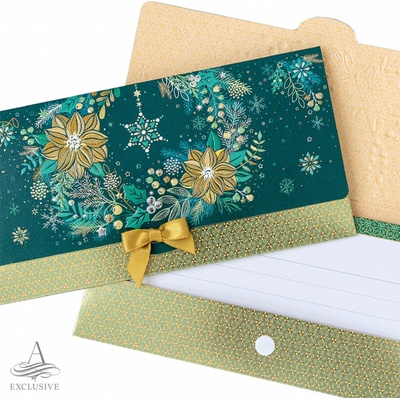 ARGUS Obálka na peníze vánoční luxusní 81-6042