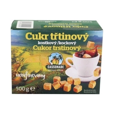 Kávoviny Cukor trstinový kocky 500 g