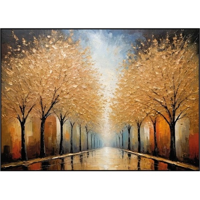 knor Gold Avenue obraz oranžová